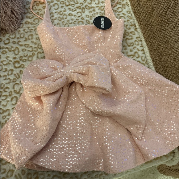 Sparkling Pink Mini Dress - Picture 3 of 7